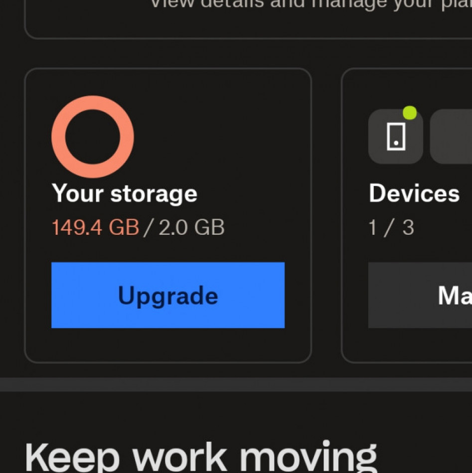 Dropbox access